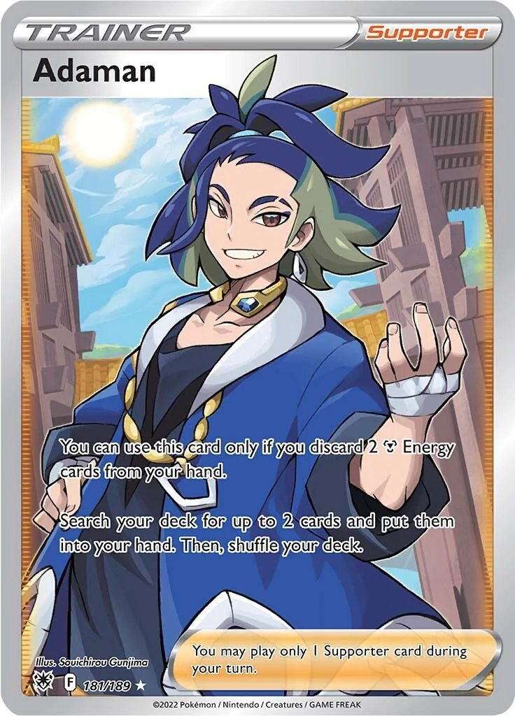 Adaman (Full Art) (181/189) (SWSH10: Astral Radiance)
