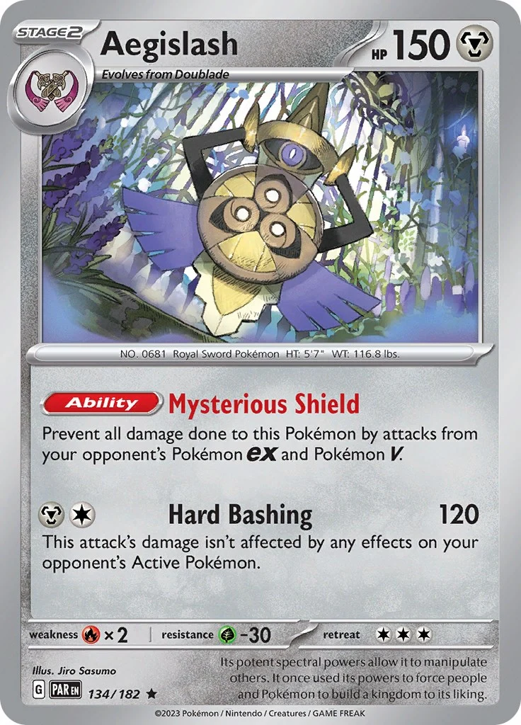 Aegislash (134/182) (SV04: Paradox Rift)