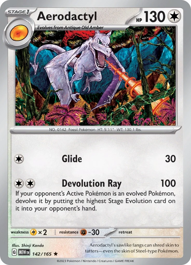 Aerodactyl (142/165) (SV: Scarlet & Violet 151)