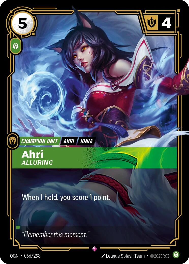Ahri - Alluring (066/298) (Origins)