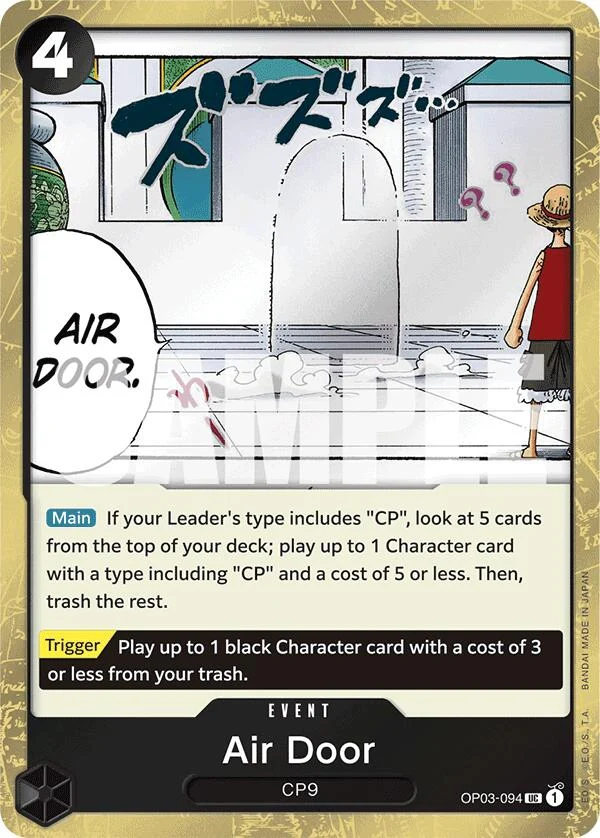 Air Door (Jolly Roger Foil) (OP03-094) (Premium Booster -The Best-)
