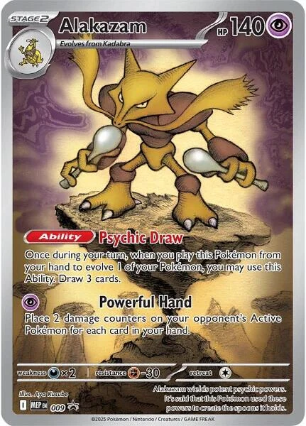 Alakazam - 009 (009) (ME: Mega Evolution Promo)