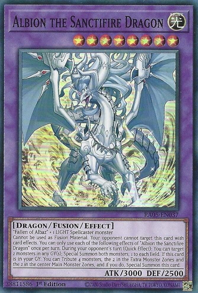 Albion the Sanctifire Dragon (RA05-EN037) (Rarity Collection 5)