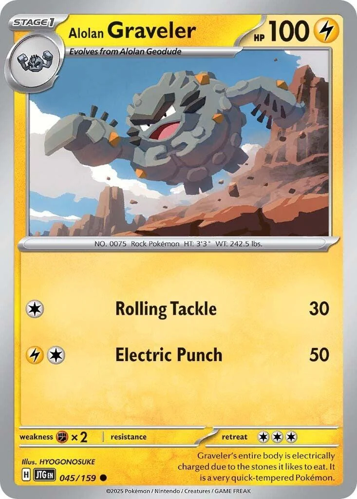Alolan Graveler (045/159) (SV09: Journey Together)