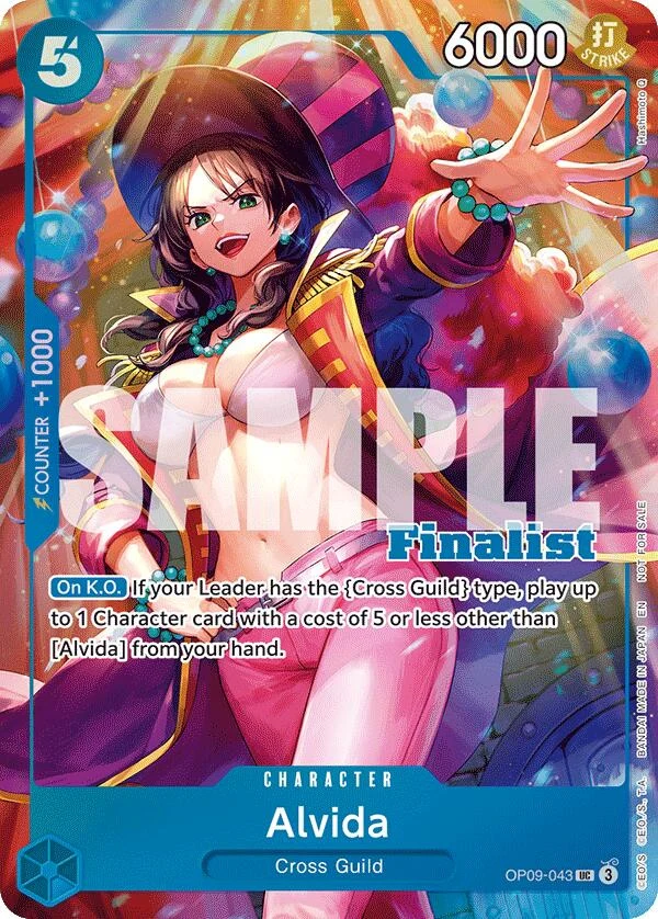 Alvida (CS 25-26 Finalist Card Set 2) (OP09-043) (One Piece Promotion Cards)