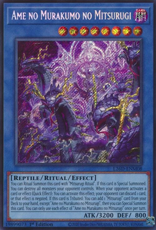Ame no Murakumo no Mitsurugi (Secret Rare) (L26D-ENM08) (Legendary Modern Decks 2026)