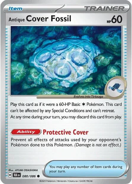 Antique Cover Fossil (080/086) (SV: Black Bolt)