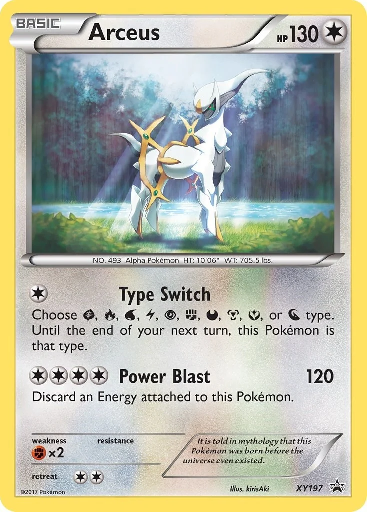 Arceus - XY197 (XY197) (XY Promos)