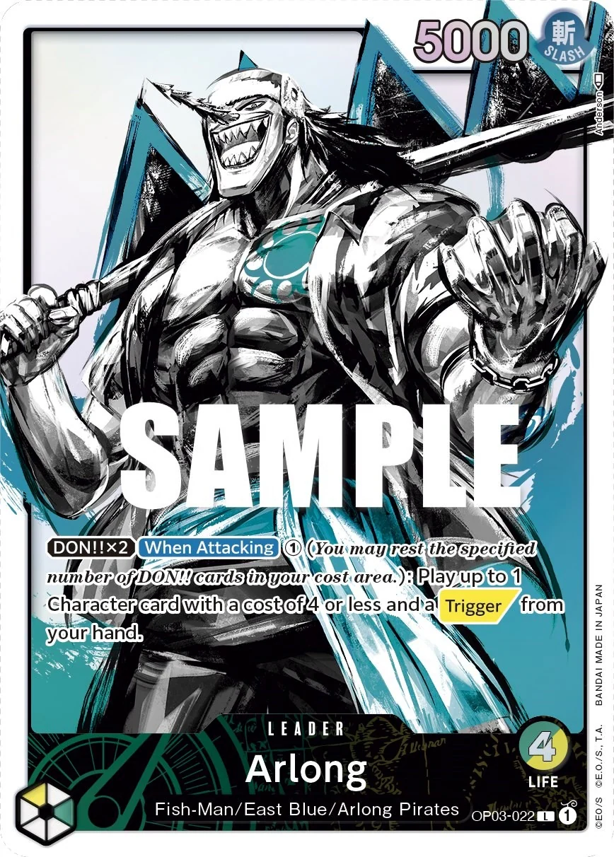 Arlong (Alternate Art) (OP03-022) (Pillars of Strength)