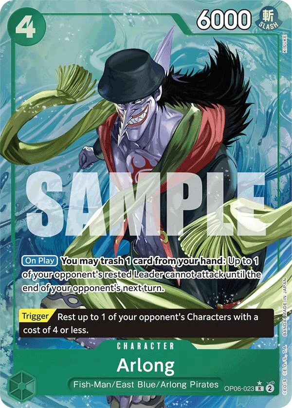Arlong (Alternate Art) (OP06-023) (Premium Booster -The Best-)