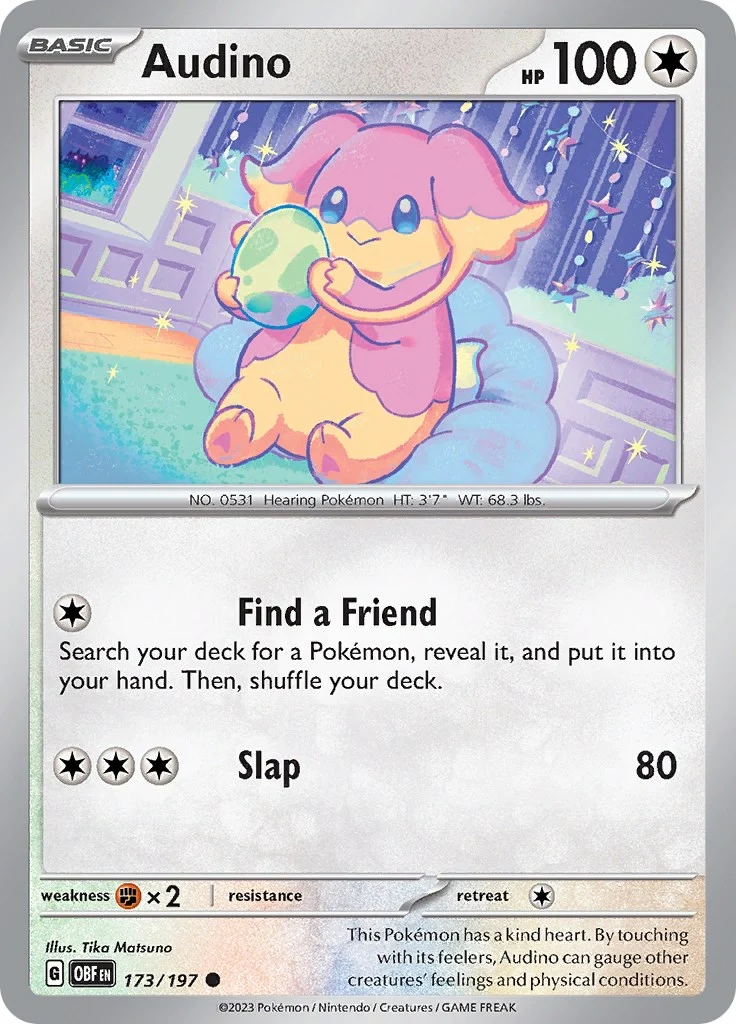 Audino (173/197) (SV03: Obsidian Flames)