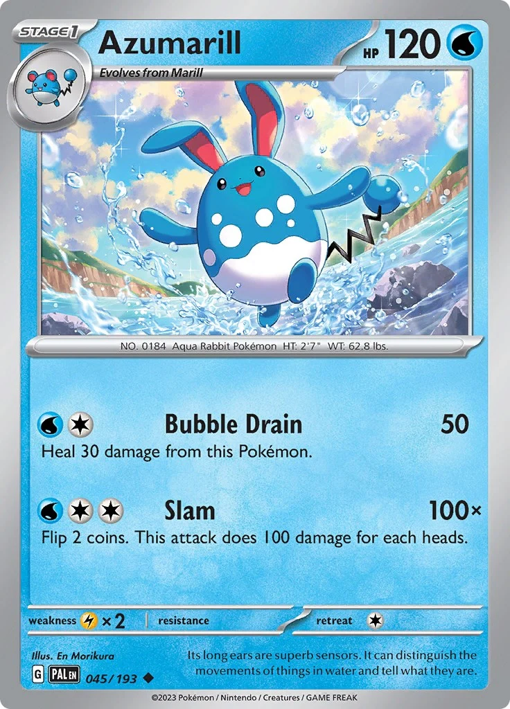 Azumarill (045/193) (SV02: Paldea Evolved)