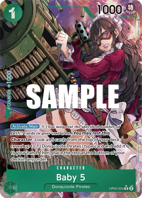Baby 5 (034) (Alternate Art) (OP05-034) (Awakening of the New Era)