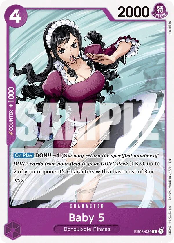Baby 5 (EB03-036) (Extra Booster: One Piece Heroines Edition)