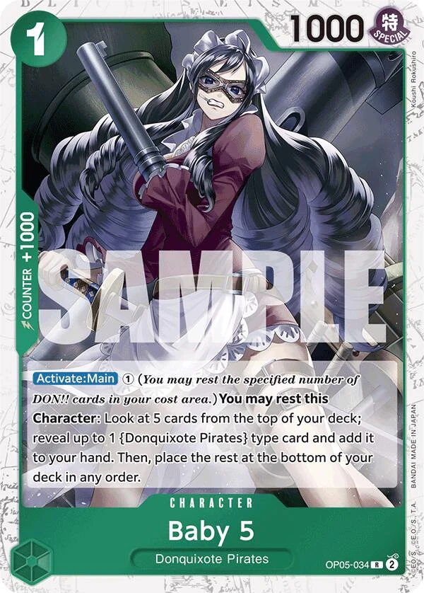 Baby 5 (OP05-034) (Jolly Roger Foil) (OP05-034) (Premium Booster -The Best-)