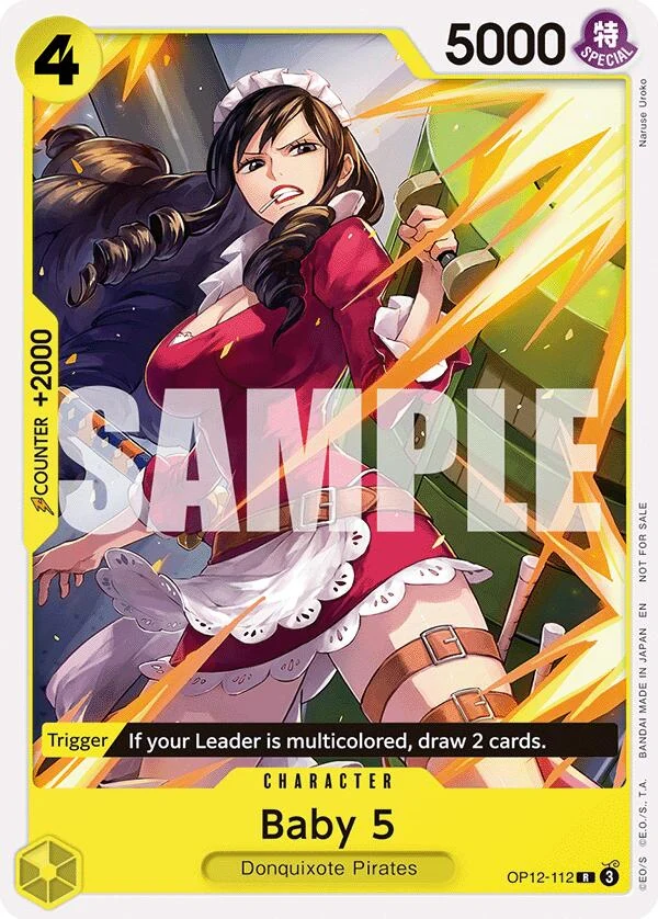 Baby 5 (Tournament Pack 2026 Vol. 1) (OP12-112) (One Piece Promotion Cards)