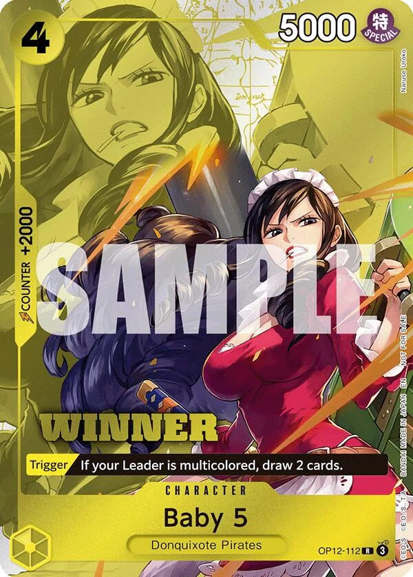 Baby 5 (Winner Pack 2026 Vol. 1) (OP12-112) (One Piece Promotion Cards)
