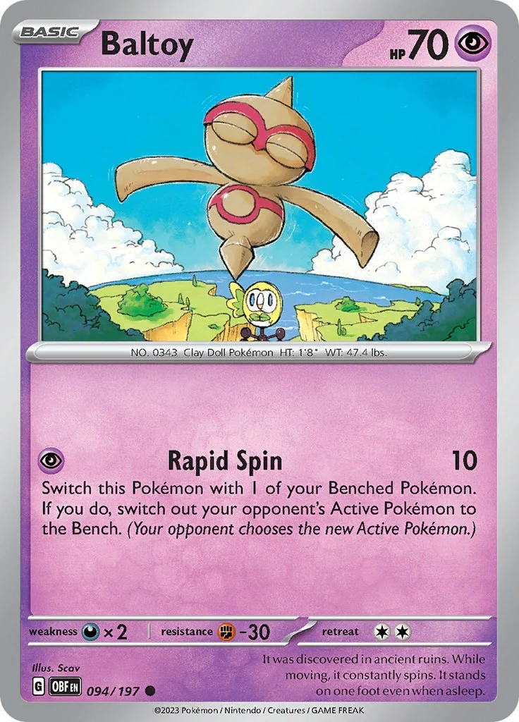 Baltoy (094/197) (SV03: Obsidian Flames)