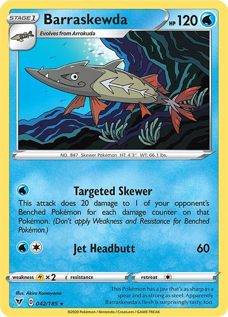 Barraskewda (042/185) (SWSH04: Vivid Voltage)
