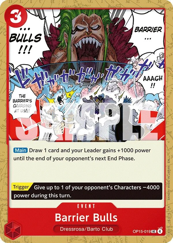 Barrier Bulls (OP15-019) (Adventure on Kami's Island)