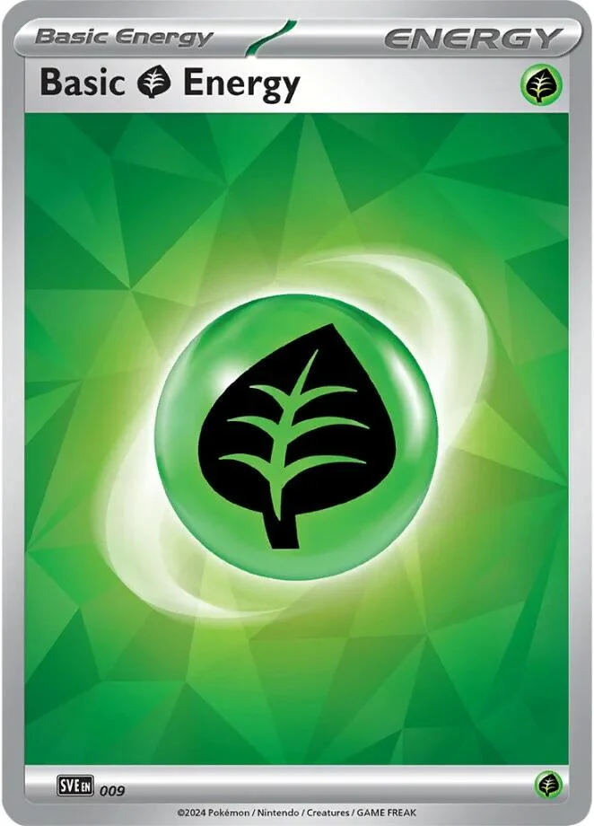 Basic Grass Energy (009) (SV07: Stellar Crown)