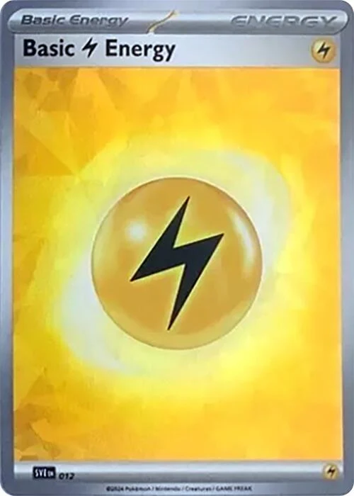 Basic Lightning Energy (Cracked Ice Holo) (012) (SV07: Stellar Crown)