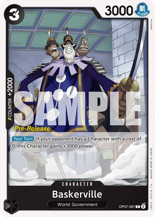 Baskerville (OP07-087) (500 Years in the Future Pre-Release Cards)
