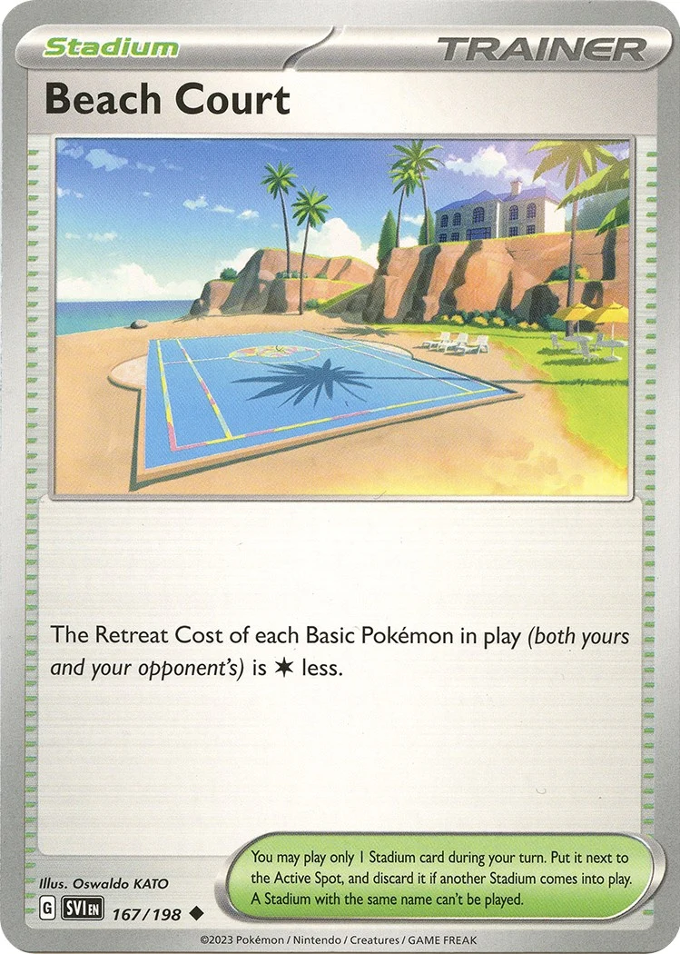 Beach Court (167/198) (SV01: Scarlet & Violet Base Set)