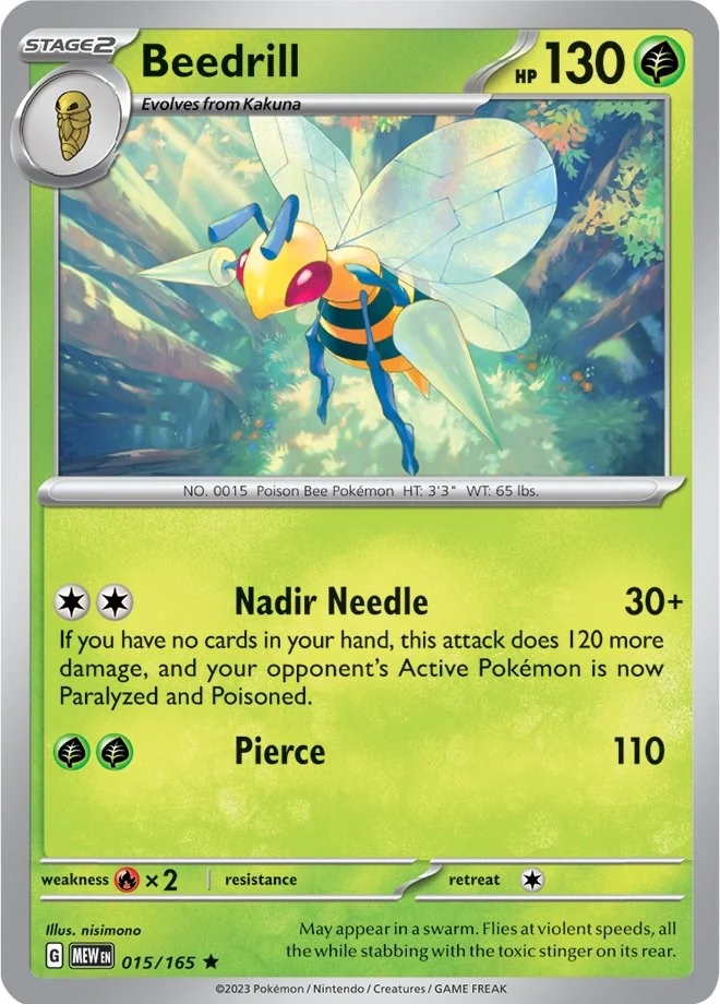 Beedrill (015/165) (SV: Scarlet & Violet 151)