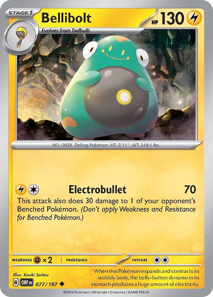 Bellibolt (077/197) (SV03: Obsidian Flames)
