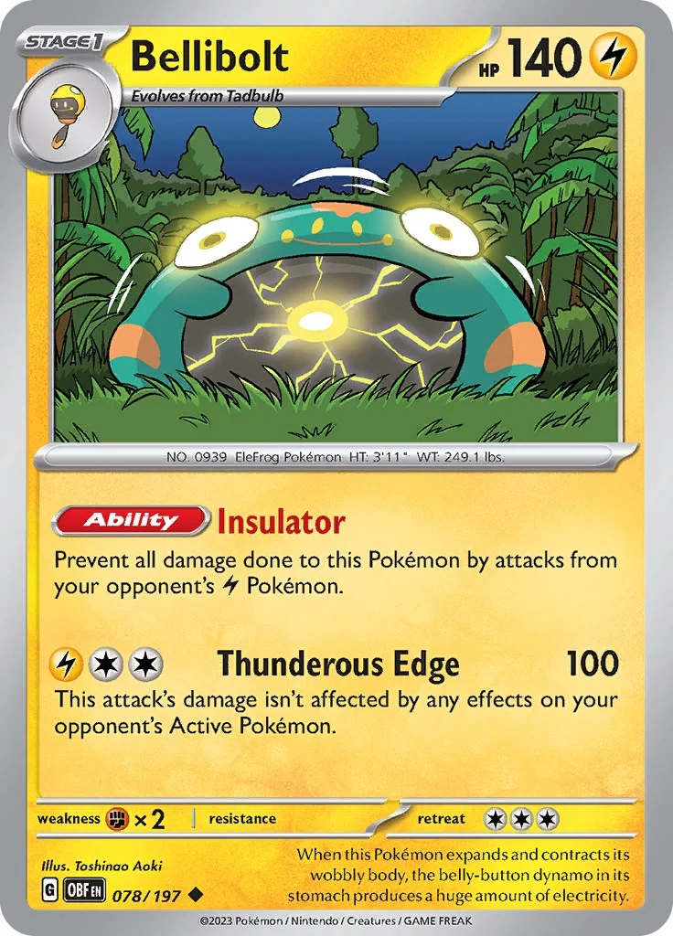 Bellibolt (078/197) (SV03: Obsidian Flames)