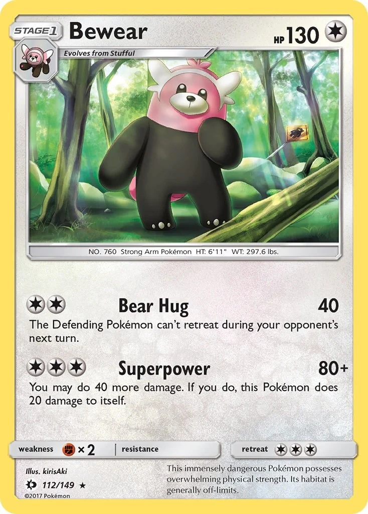 Bewear (112/149) (SM Base Set)