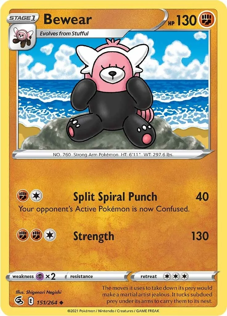 Bewear (151/264) (SWSH08: Fusion Strike)