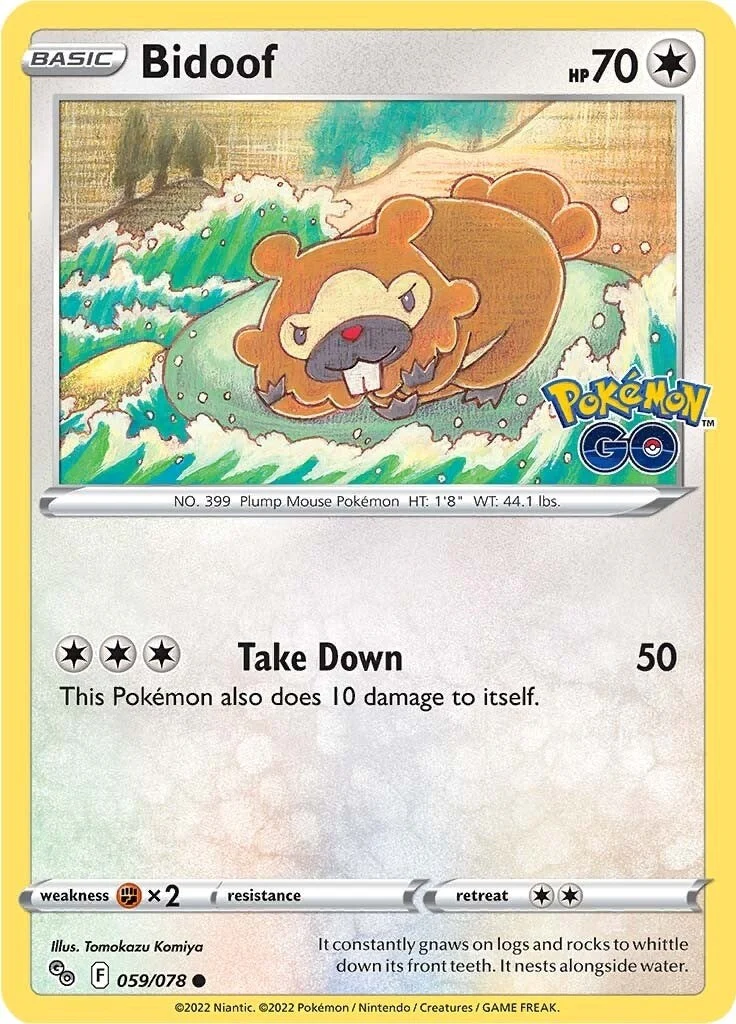 Bidoof (059/078) (Pokemon GO)