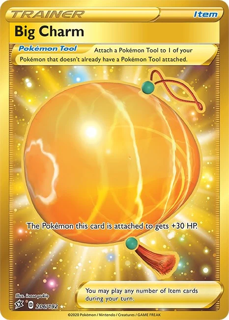 Big Charm (Secret) (206/192) (SWSH02: Rebel Clash)