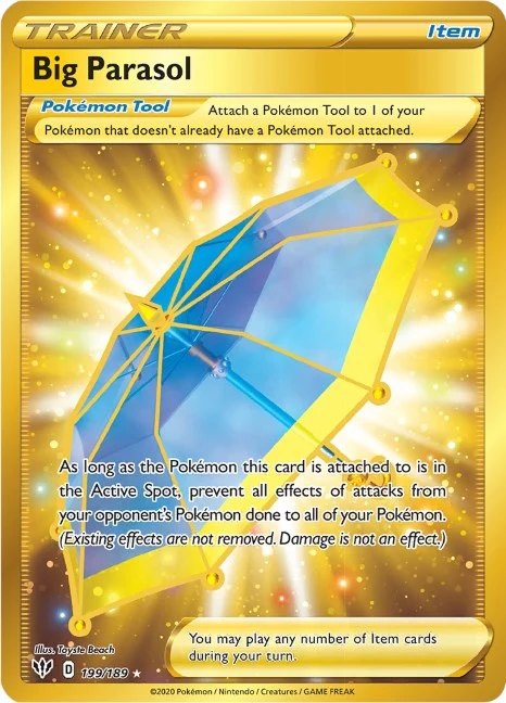 Big Parasol (Secret) (199/189) (SWSH03: Darkness Ablaze)