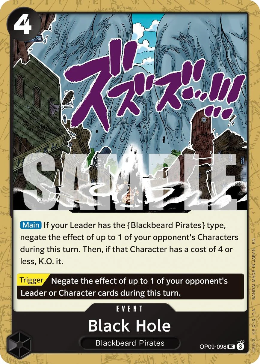 Black Hole (Reprint) (OP09-098) (Premium Booster -The Best- Vol. 2)