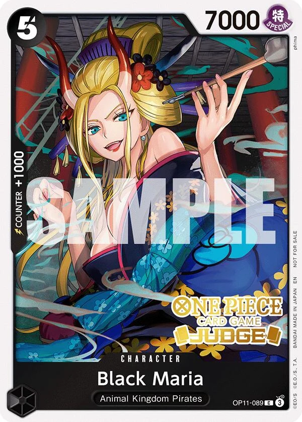 Black Maria (Judge Pack Vol. 7) (OP11-089) (One Piece Promotion Cards)