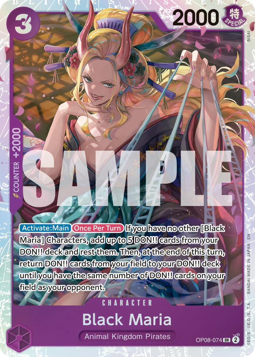 Black Maria (Reprint) (OP08-074) (Premium Booster -The Best- Vol. 2)