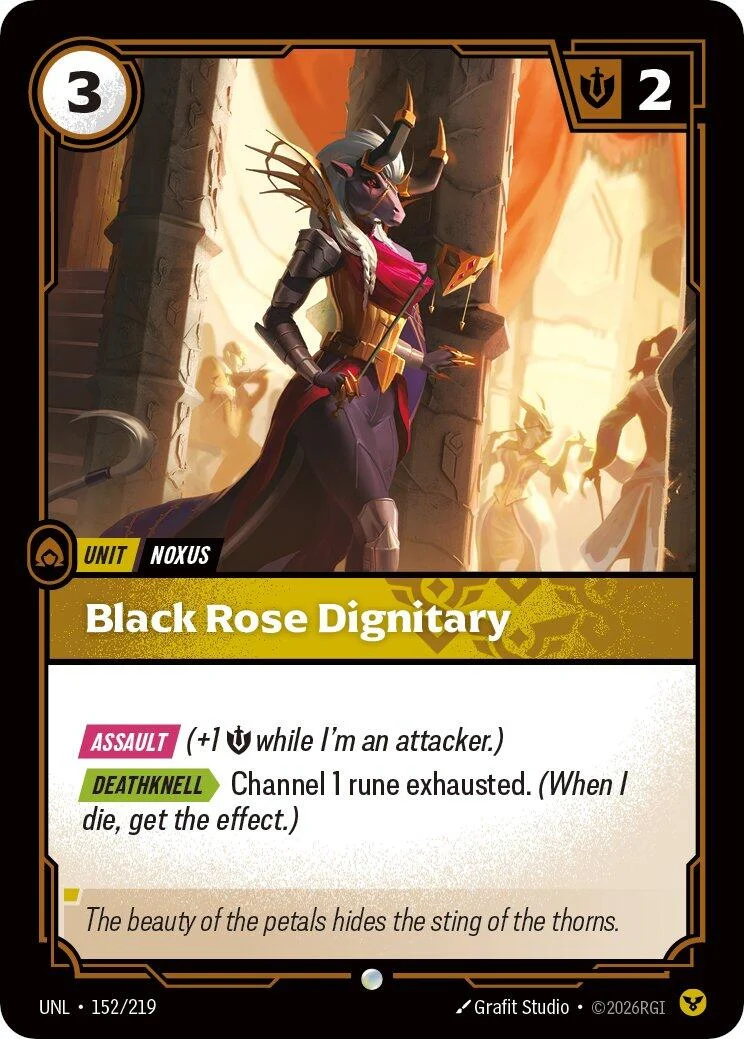 Black Rose Dignitary (152/219) (Unleashed)