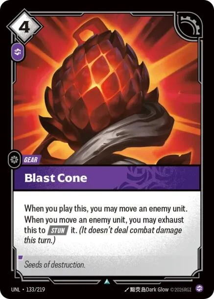 Blast Cone (133/219) (Unleashed)