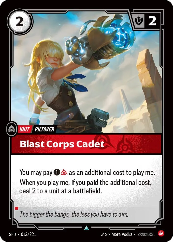 Blast Corps Cadet (013/221) (Spiritforged)