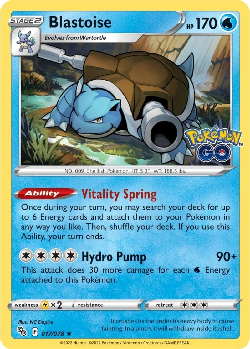 Blastoise (017/078) (Pokemon GO)