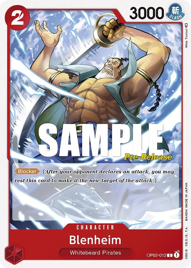 Blenheim (OP02-012) (Paramount War Pre-Release Cards)