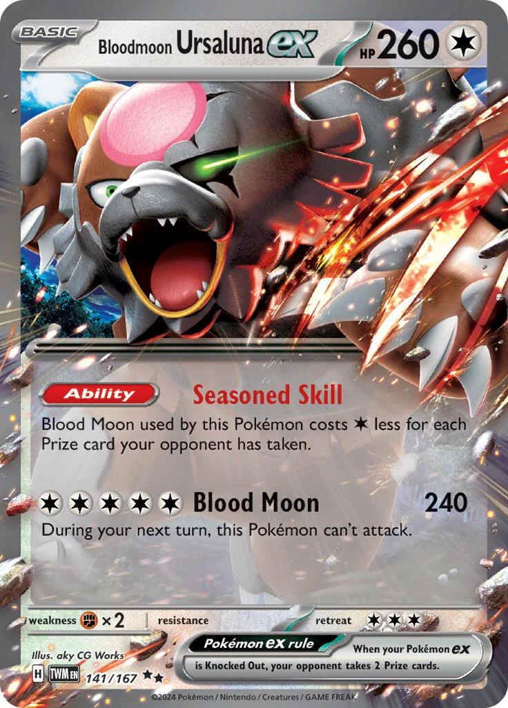 Bloodmoon Ursaluna ex (141/167) (SV06: Twilight Masquerade)