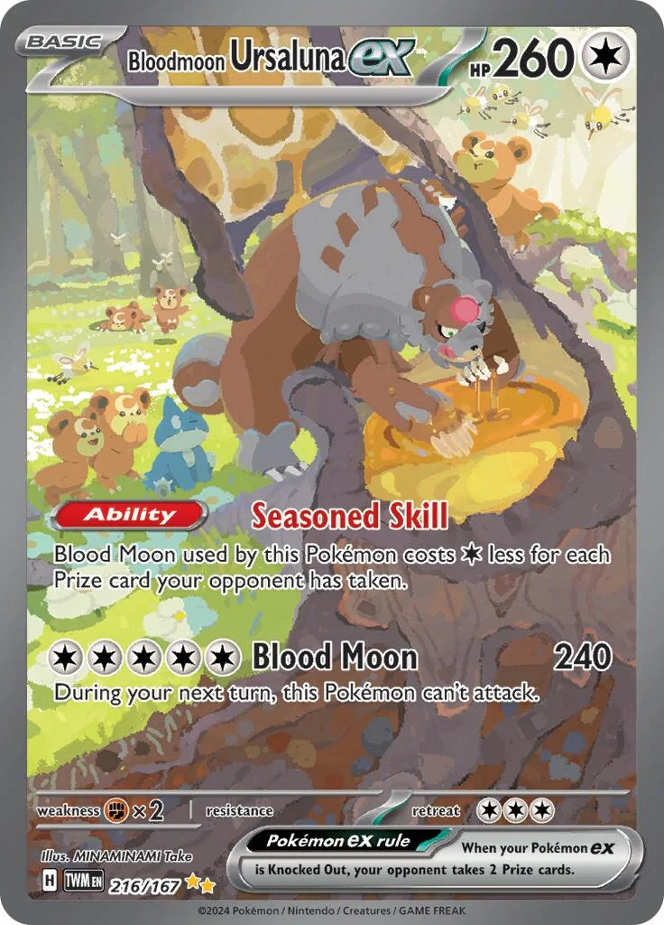 Bloodmoon Ursaluna ex (216/167) (SV06: Twilight Masquerade)