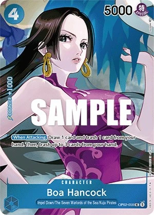 Boa Hancock (Box Topper) (OP02-059) (Paramount War)