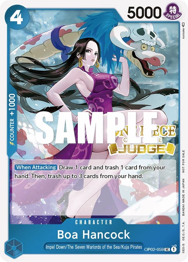 Boa Hancock (Judge) (OP02-059) (One Piece Promotion Cards)