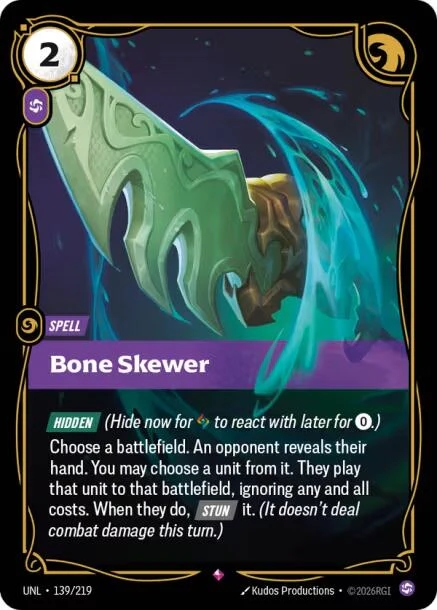 Bone Skewer (139/219) (Unleashed)