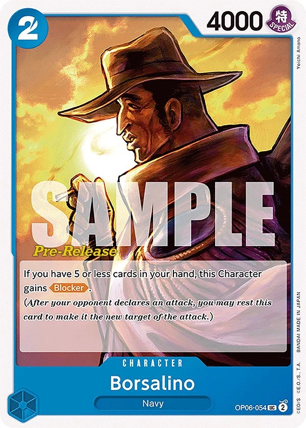 Borsalino (OP06-054) (Wings of the Captain Pre-Release Cards)